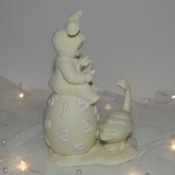 1997 Dept 56 Springtime Stories Snowbunnies Counting The Days 'Till Easter Figur - Picture 6 of 8